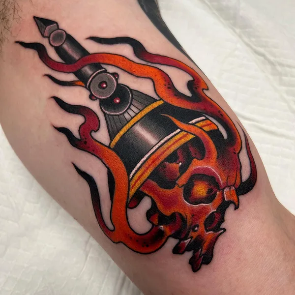 Neo Traditional tattoo by Josh Autrey in Richmond