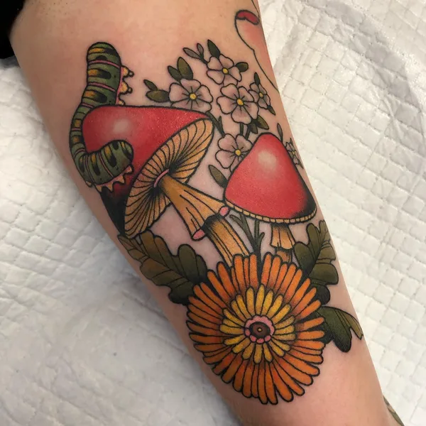 Neo Traditional tattoo by James Cumberland in Richmond