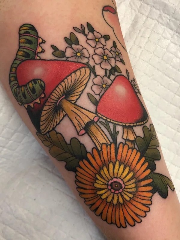 color traditional татуировка на forearm #56634 | Тату мастер James Cumberland