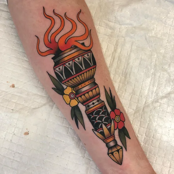 Neo Traditional tattoo by James Cumberland in Richmond
