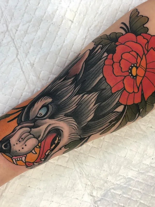 color neo traditional татуировка на forearm #56639 | Тату мастер James Cumberland