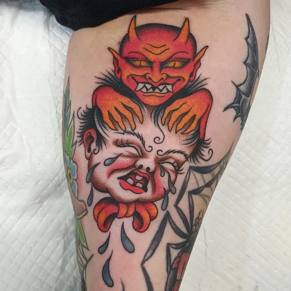 Traditional tattoo by Mike Baker in Richmond