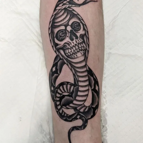 Traditional tattoo by Mike Baker in Richmond