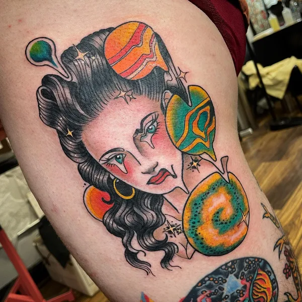 Авторская tattoo by Holley Elizabeths in Richmond