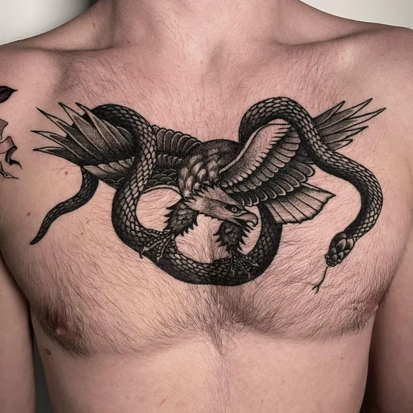 Traditional tattoo by Justin Olivier in New Orleans
