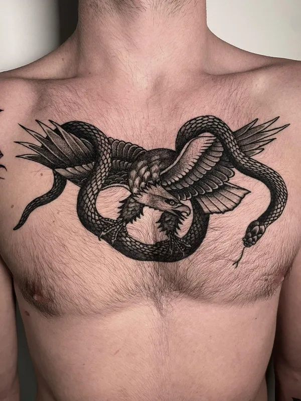 Traditional tattoo by Justin Olivier in New Orleans