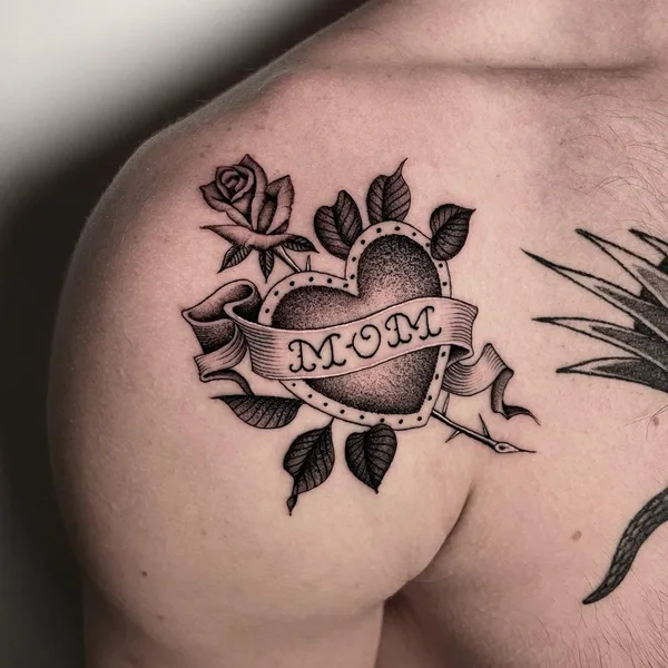 Traditional tattoo by Justin Olivier in New Orleans