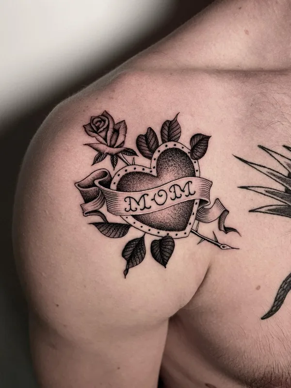 Traditional tattoo by Justin Olivier in New Orleans