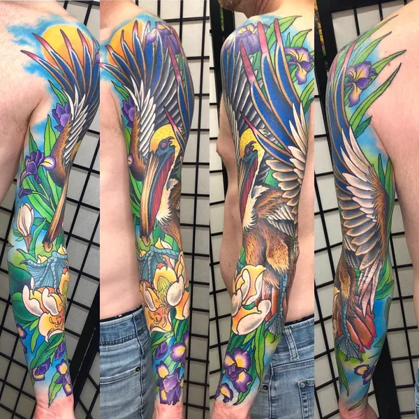 Oriental tattoo by Jeremy Justice in New Orleans