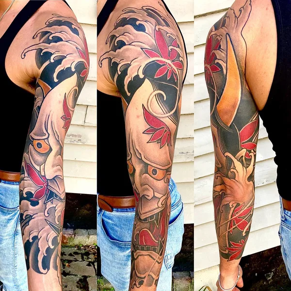 Oriental tattoo by Jeremy Justice in New Orleans