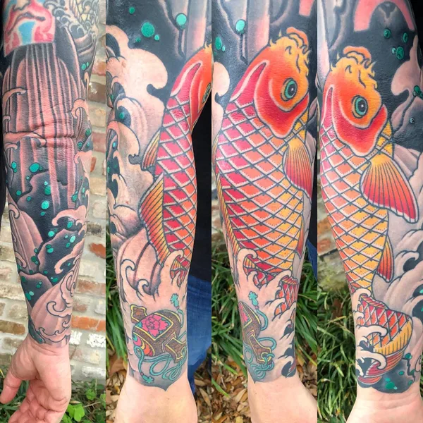 Oriental tattoo by Jeremy Justice in New Orleans