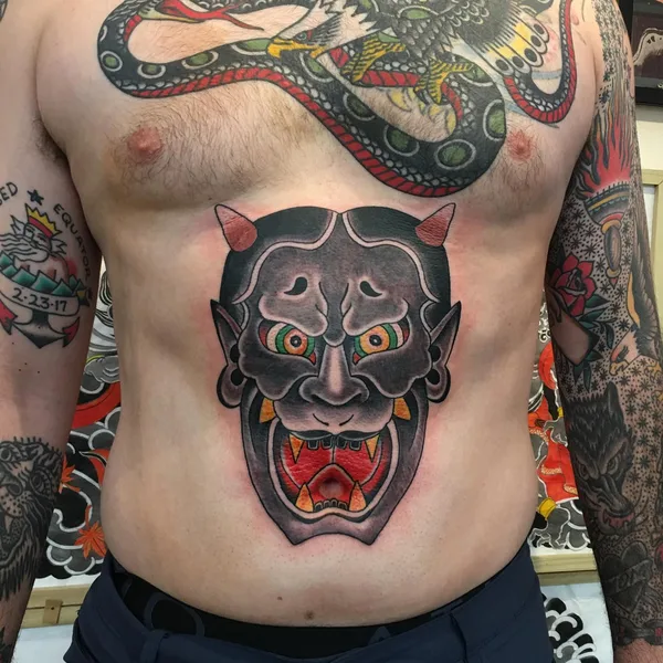 Oriental tattoo by David Noellert in New Orleans