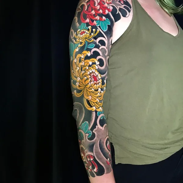 Oriental tattoo by David Noellert in New Orleans
