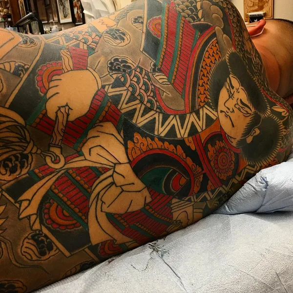 Oriental tattoo by David Noellert in New Orleans