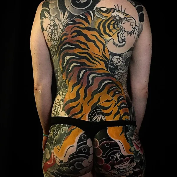 Oriental tattoo by David Noellert in New Orleans