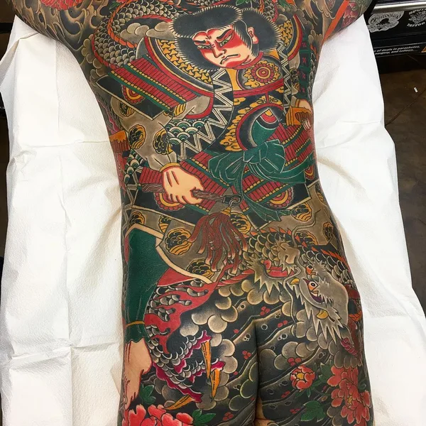 Oriental tattoo by David Noellert in New Orleans