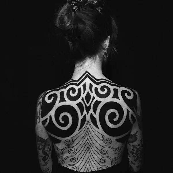 Ornamental tattoo by Sarita in New Orleans