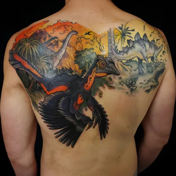 Neo Traditional tattoo by Adam Montegut in Winston-Salem