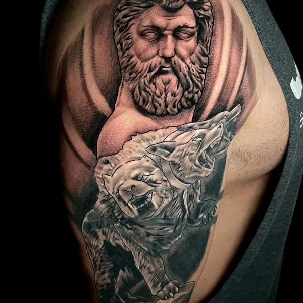 Реализм tattoo by Jacob DeNoyer in Saint Louis