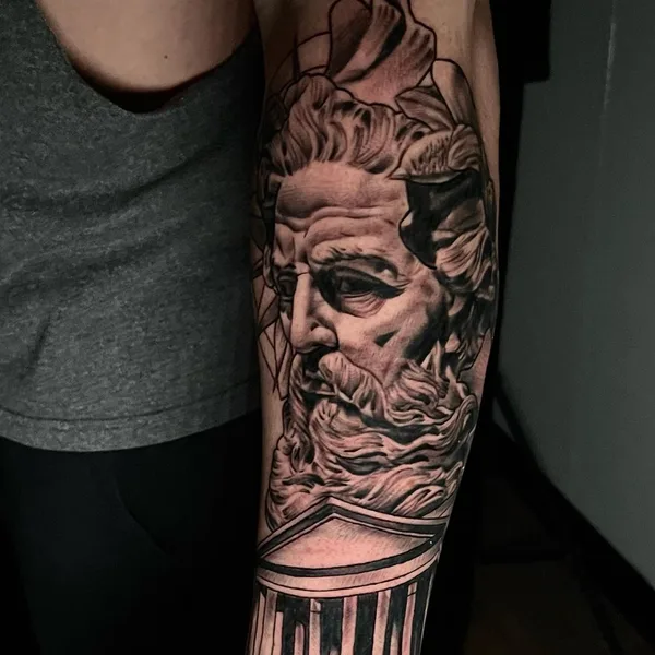 Реализм tattoo by Jacob DeNoyer in Saint Louis