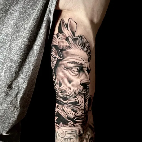 Реализм tattoo by Jacob DeNoyer in Saint Louis