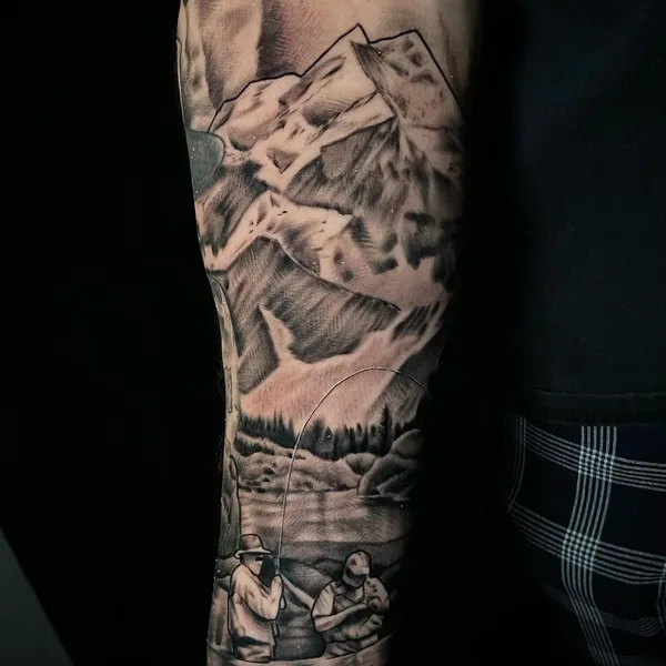 Реализм tattoo by Jacob DeNoyer in Saint Louis