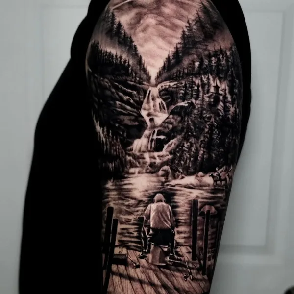 Realism tattoo by Chad Rowe in New Castle