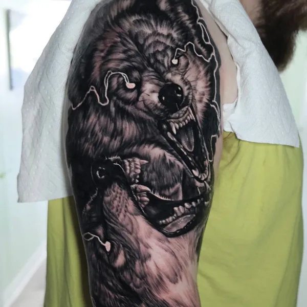 Realism tattoo by Chad Rowe in New Castle