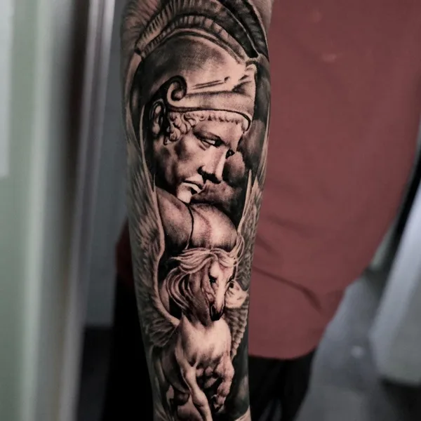 Realism tattoo by Chad Rowe in New Castle