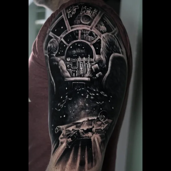 Realism tattoo by Chad Rowe in New Castle