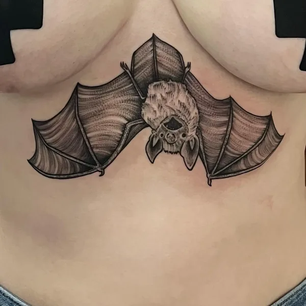 Ornamental tattoo by Laura Black in Noblesville
