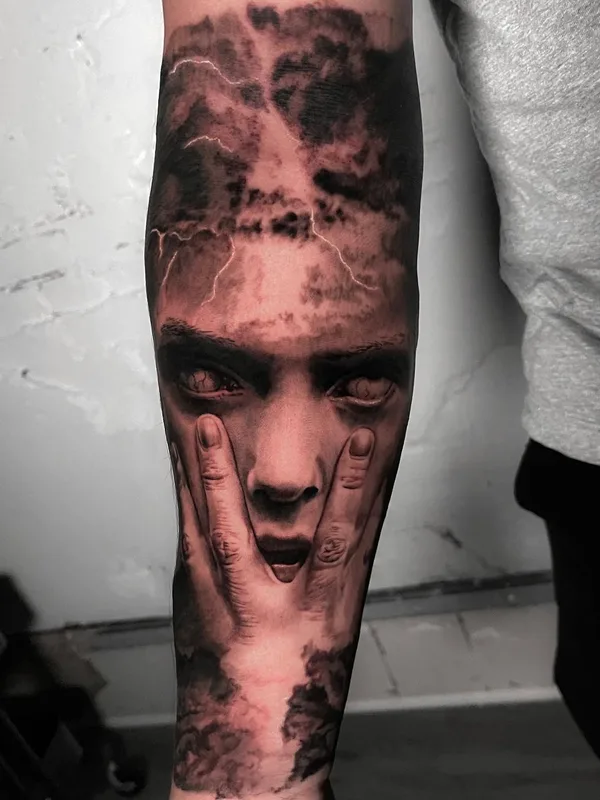 black and grey realism Tatuaggio su forearm #56759 | Tatuatore Kody Richard