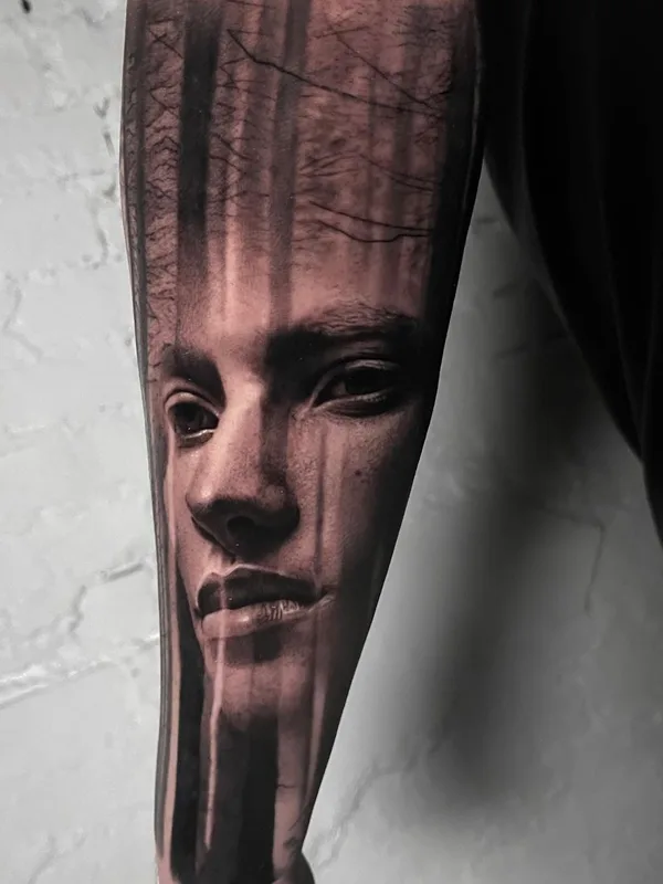 black and grey realism Tatuaggio su forearm #56757 | Tatuatore Kody Richard