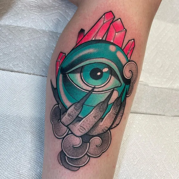 Neo Traditional tattoo by Garrett Hudson in Indianapolis