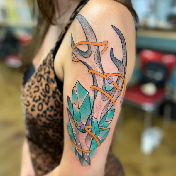 Neo Traditional tattoo by Garrett Hudson in Indianapolis