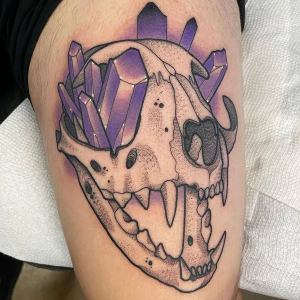 Neo Traditional tattoo by Garrett Hudson in Indianapolis
