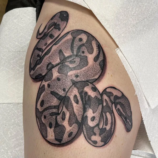 Neo Traditional tattoo by Garrett Hudson in Indianapolis