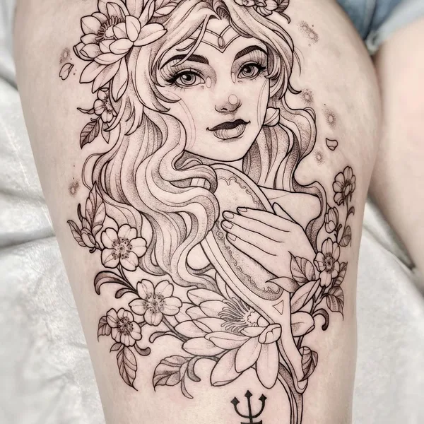 Графика tattoo by Maret Brotkrumen in Berlin