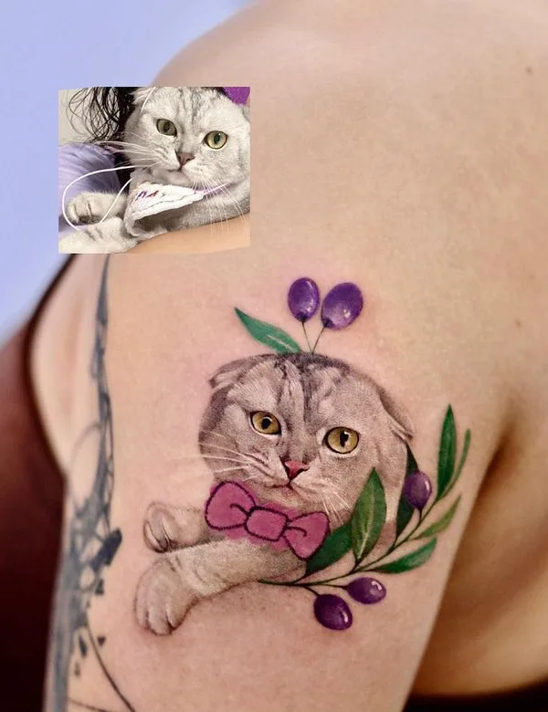 color realism tattoo on shoulder #73529 | Tattoo Artist fattie_tao