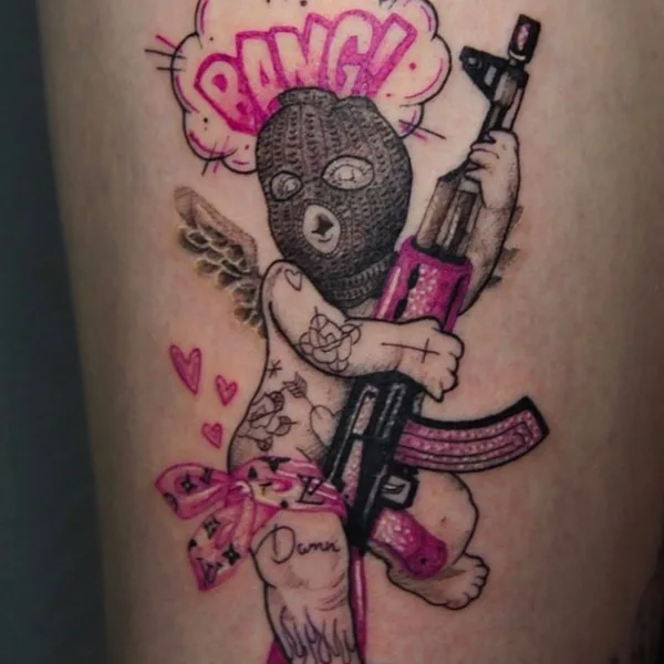 Anime tattoo by Галата Дмитрий  in Павлодар