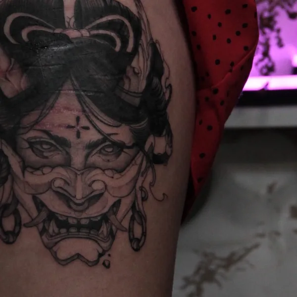 Anime tattoo by Галата Дмитрий  in Павлодар