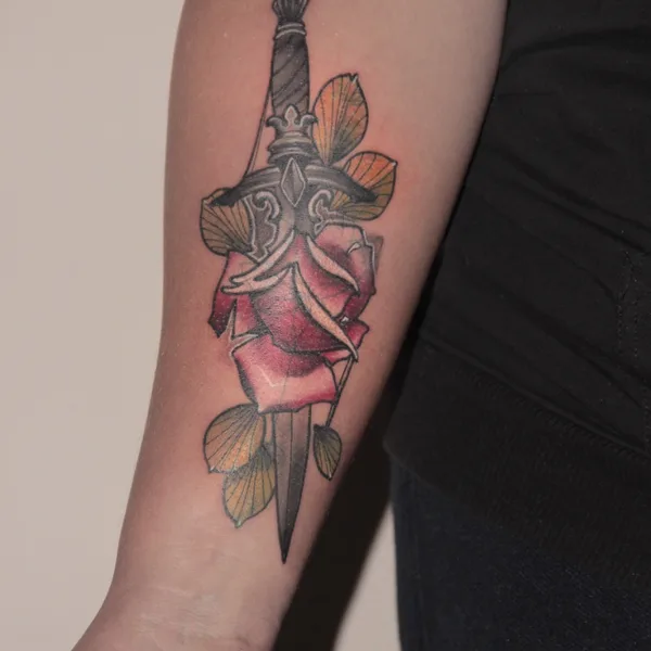Anime tattoo by Галата Дмитрий  in Павлодар