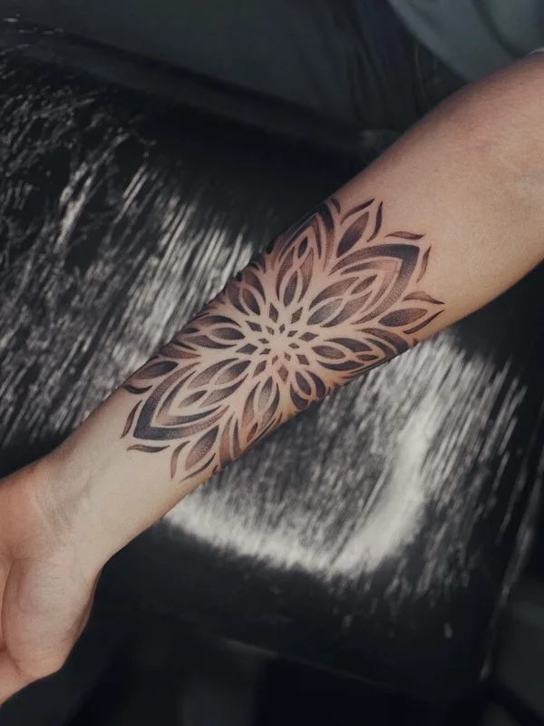 black and grey ornamental 타투 부위 forearm #73574 | 타투이스트 Саша Лихотворик