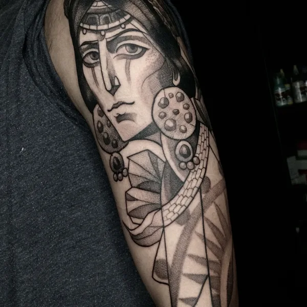 Neo Traditional tattoo by Лика Смертин in Moscow