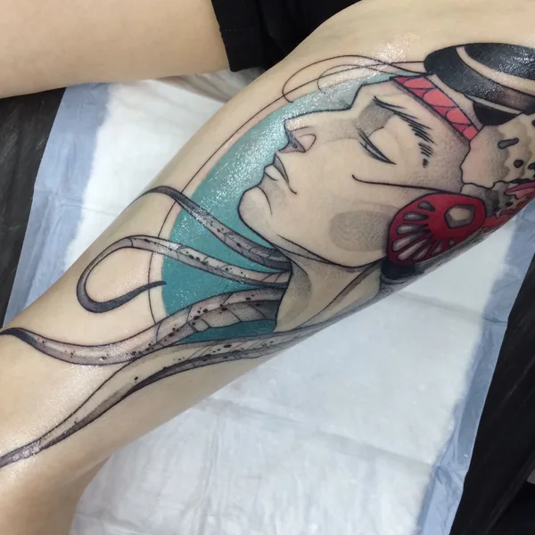 Neo Traditional tattoo by Лика Смертин in Moscow