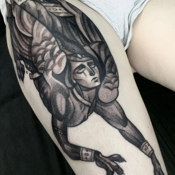 Neo Traditional tattoo by Лика Смертин in Moscow