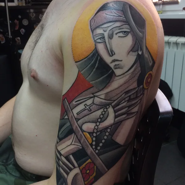 Neo Traditional tattoo by Лика Смертин in Moscow