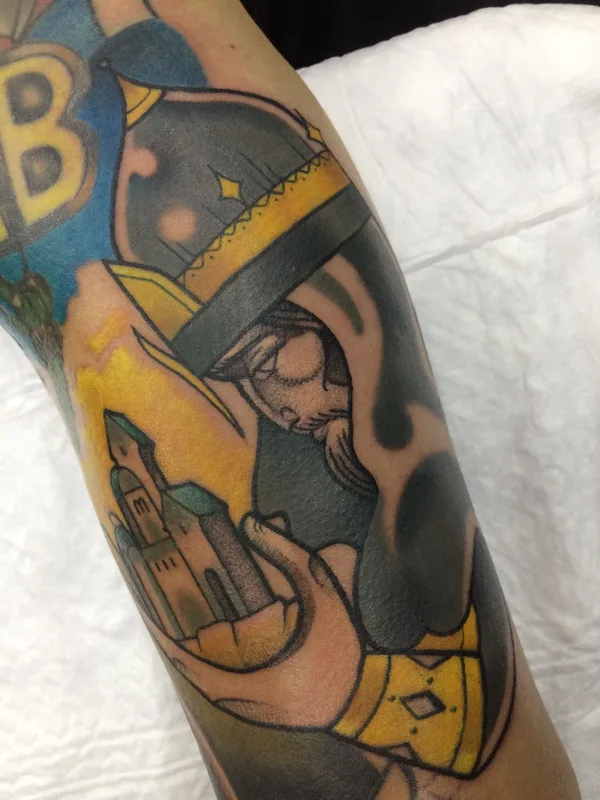 color illustrative tatuaje en forearm #37749 | Tatuador Лика Смертин