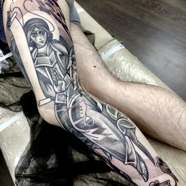 Neo Traditional tattoo by Лика Смертин in Moscow