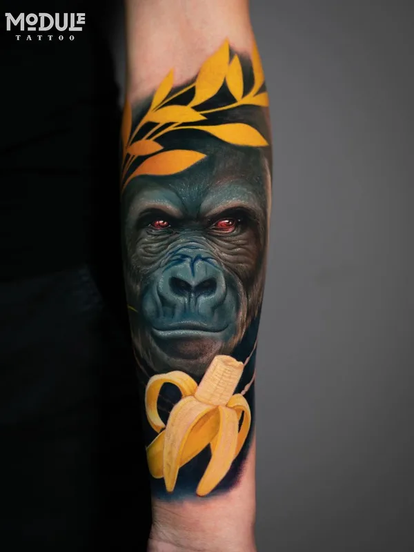 color realism tattoo on forearm #59672 | Tattoo Artist Rinat Tattarin Mingazdinov